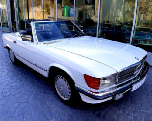 Foro de Mercedes-Benz 300SL 1988. Blanco Ártico con cuero negro.